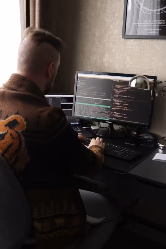 Monitoring dashboard with system metrics